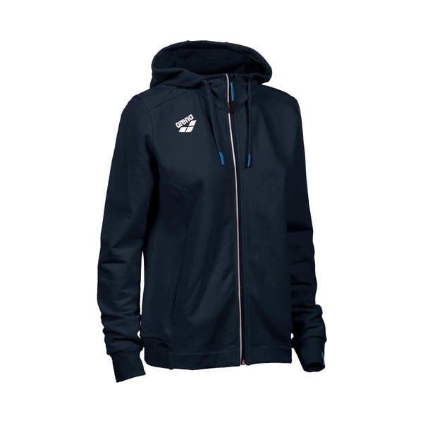Team Hooded Panel naisten takki, tummansininenArena