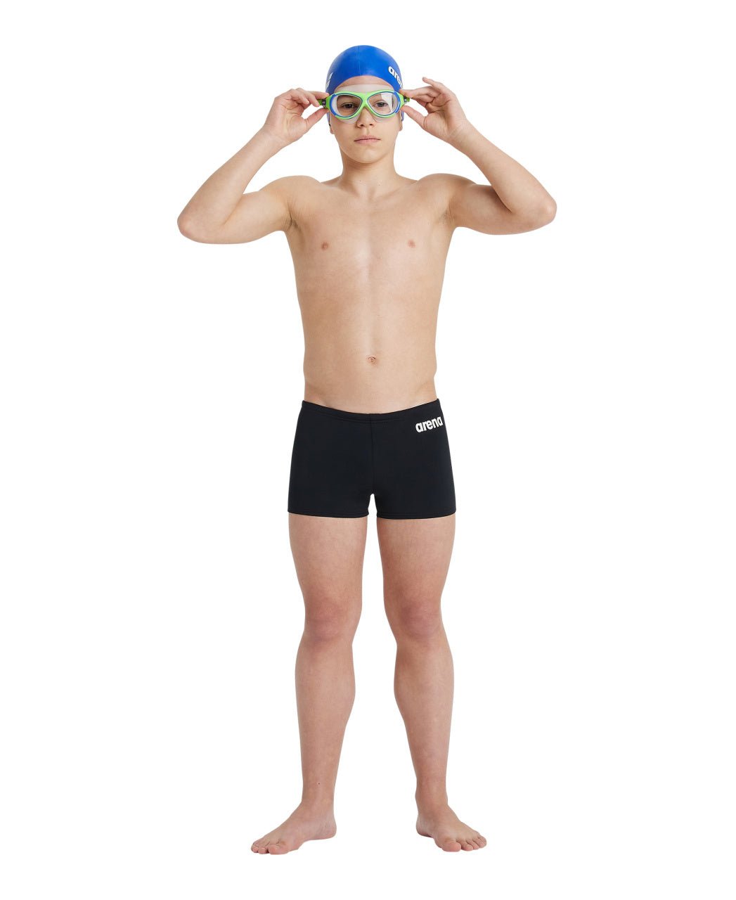 Team Swim Short Solid poikien uimahousut, mustaArena