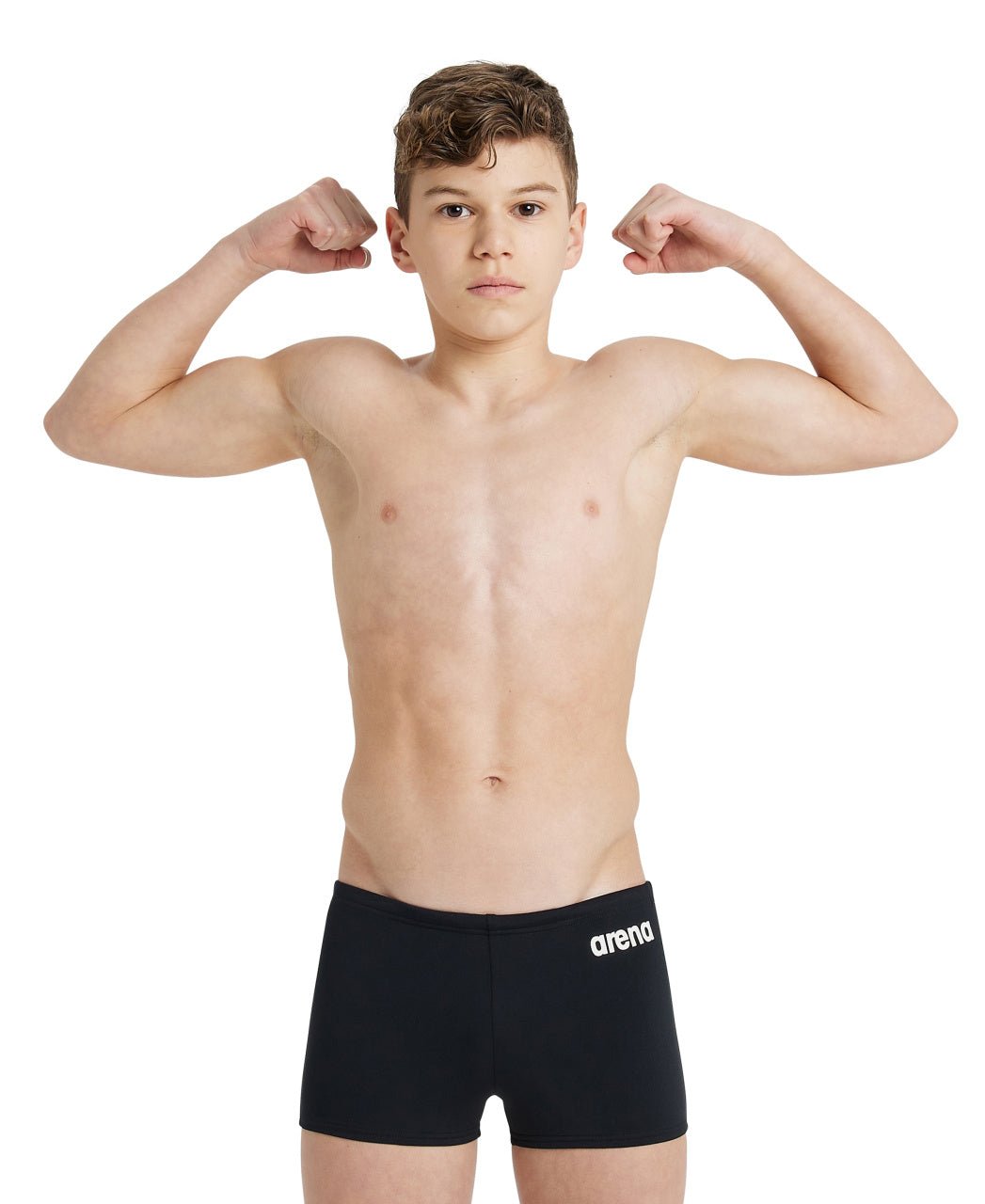 Team Swim Short Solid poikien uimahousut, mustaArena